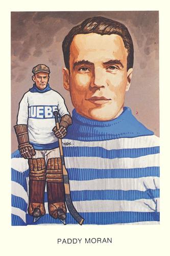 1983 Cartophilium Hockey Hall of Fame Postcards #K10 Paddy Moran Front