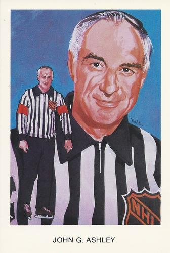 1983 Cartophilium Hockey Hall of Fame Postcards #O2 John Ashley Front