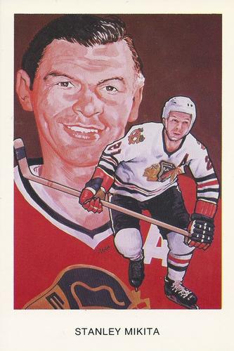 1983 Cartophilium Hockey Hall of Fame Postcards #O11 Stanley Mikita Front