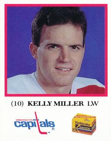 1991-92 Kodak/Giant Washington Capitals #NNO Kelly Miller Front