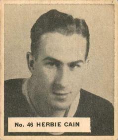 1937-38 World Wide Gum (V356) #46 Herbie Cain Front