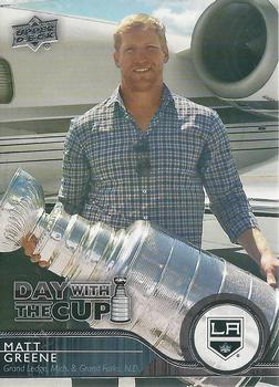 2014-15 Upper Deck - Day with the Cup #DC15 Matt Greene Front