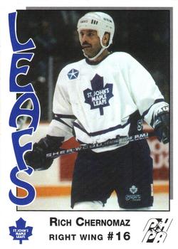 1993-94 St. John's Maple Leafs (AHL) #NNO Rich Chernomaz Front