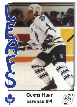 1993-94 St. John's Maple Leafs (AHL) #NNO Curtis Hunt Front