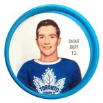 1962-63 Shirriff Coins #12 Dickie Duff Front