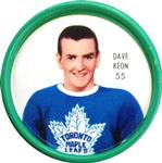 1962-63 Shirriff Coins #55 Dave Keon Front