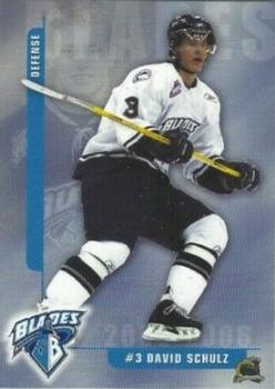 2005-06 Saskatoon Blades (WHL) #NNO David Schulz Front
