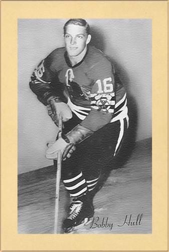 1944-64 Bee Hive Hockey Photos (Group 2) #NNO Bobby Hull Front