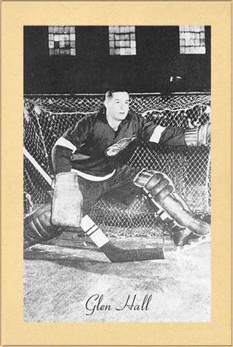 1944-64 Bee Hive Hockey Photos (Group 2) #NNO Glenn Hall Front