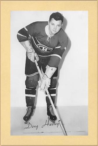 1944-64 Bee Hive Hockey Photos (Group 2) #NNO Doug Harvey Front