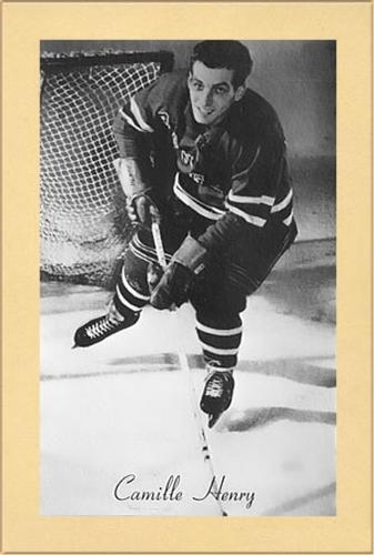 1944-64 Bee Hive Hockey Photos (Group 2) #NNO Camille Henry Front