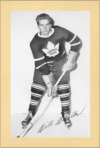 1944-64 Bee Hive Hockey Photos (Group 2) #NNO Bill Barilko Front