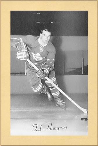 1944-64 Bee Hive Hockey Photos (Group 2) #NNO Ted Hampson Front