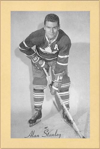 1944-64 Bee Hive Hockey Photos (Group 2) #NNO Allan Stanley Front