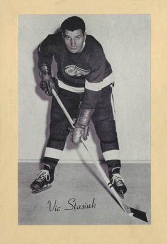 1944-64 Bee Hive Hockey Photos (Group 2) #NNO Vic Stasiuk Front