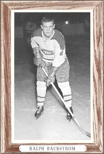 1964-67 Bee Hive Hockey Photos (Group 3) #NNO Ralph Backstrom Front