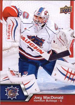 2014-15 Upper Deck AHL #42 Joey MacDonald Front