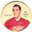 1961-62 Salada Coins #75 Pete Goegan Front