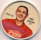 1961-62 Salada Coins #77 Terry Sawchuk Front