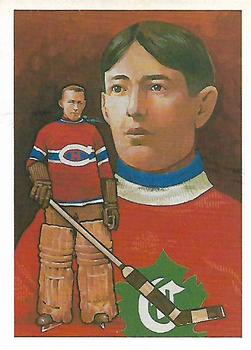 1985 Cartophilium Hockey Hall of Fame #30 Georges Vezina Front
