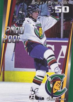 2000-01 Cartes, Timbres et Monnaies Sainte-Foy Shawinigan Cataractes (QMJHL) #20 Jason Pominville Front
