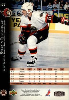 1995-96 Upper Deck - Electric Ice Gold #177 Sylvain Turgeon Back