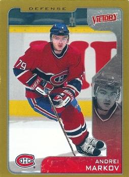 2001-02 Upper Deck Victory - Gold #192 Andrei Markov Front