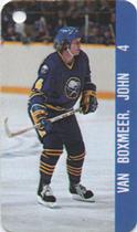 1983-84 Souhaits Renaissance NHL Collection Key Tags #NNO John Van Boxmeer / Mike Ramsey Front