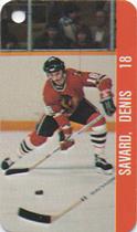 1983-84 Souhaits Renaissance NHL Collection Key Tags #NNO Denis Savard / Al Secord Front