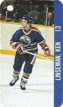 1983-84 Souhaits Renaissance NHL Collection Key Tags #NNO Ken Linseman / Pat Hughes Front