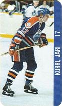 1983-84 Souhaits Renaissance NHL Collection Key Tags #NNO Jari Kurri / Charlie Huddy Front