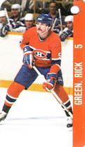 1983-84 Souhaits Renaissance NHL Collection Key Tags #NNO Canadiens Logo / Rick Green Back