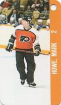 1983-84 Souhaits Renaissance NHL Collection Key Tags #NNO Flyers Logo / Mark Howe Back