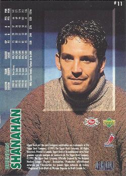 1995-96 Upper Deck Post Cereal #11 Brendan Shanahan Back