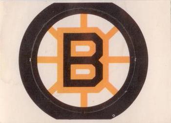 1971-72 O-Pee-Chee - Team Crests #NNO Boston Bruins Front