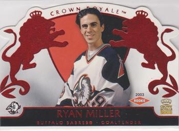 2002-03 Pacific Crown Royale - Red #105 Ryan Miller Front