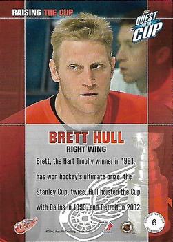 2002-03 Pacific Quest for the Cup - Raising the Cup #6 Brett Hull Back