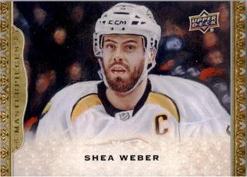 2014-15 Upper Deck Masterpieces #19 Shea Weber Front