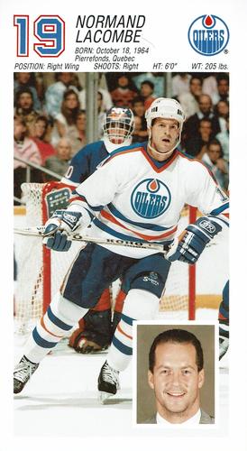 1988-89 Edmonton Oilers #NNO Normand Lacombe Front