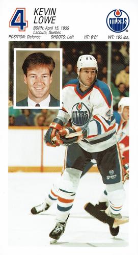 1988-89 Edmonton Oilers #NNO Kevin Lowe Front