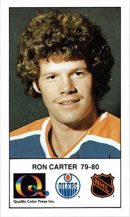 1988-89 Edmonton Oilers Action Magazine Tenth Anniversary Commemerative #98 Ron Carter Front