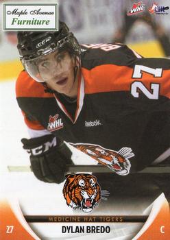 2011-12 Medicine Hat Tigers (WHL) #NNO Dylan Bredo Front