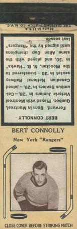 1934-35 Diamond Matchbooks (Tan 1) #NNO Bert Connelly Front