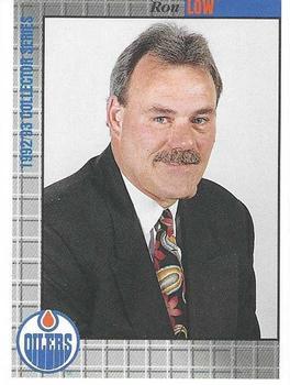 1992-93 IGA Edmonton Oilers #28 Ron Low Front