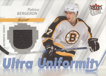 2007-08 Ultra - Ultra Uniformity #U-PB Patrice Bergeron Front
