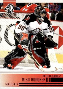 2004-05 Pacific - Red #34 Mika Noronen Front