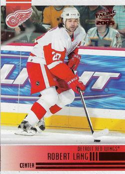 2004-05 Pacific - Red #95 Robert Lang Front