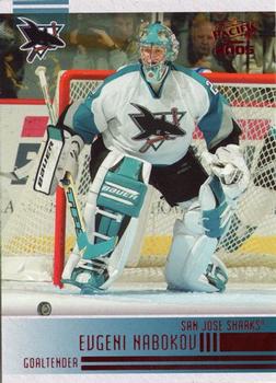 2004-05 Pacific - Red #232 Evgeni Nabokov Front
