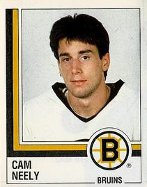 1987-88 Panini Hockey Stickers #10 Cam Neely Front