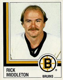 1987-88 Panini Hockey Stickers #12 Rick Middleton Front